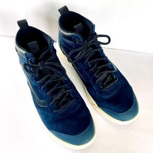 Vans Men’s Blue Suede Hightop Shoes, size 11.5